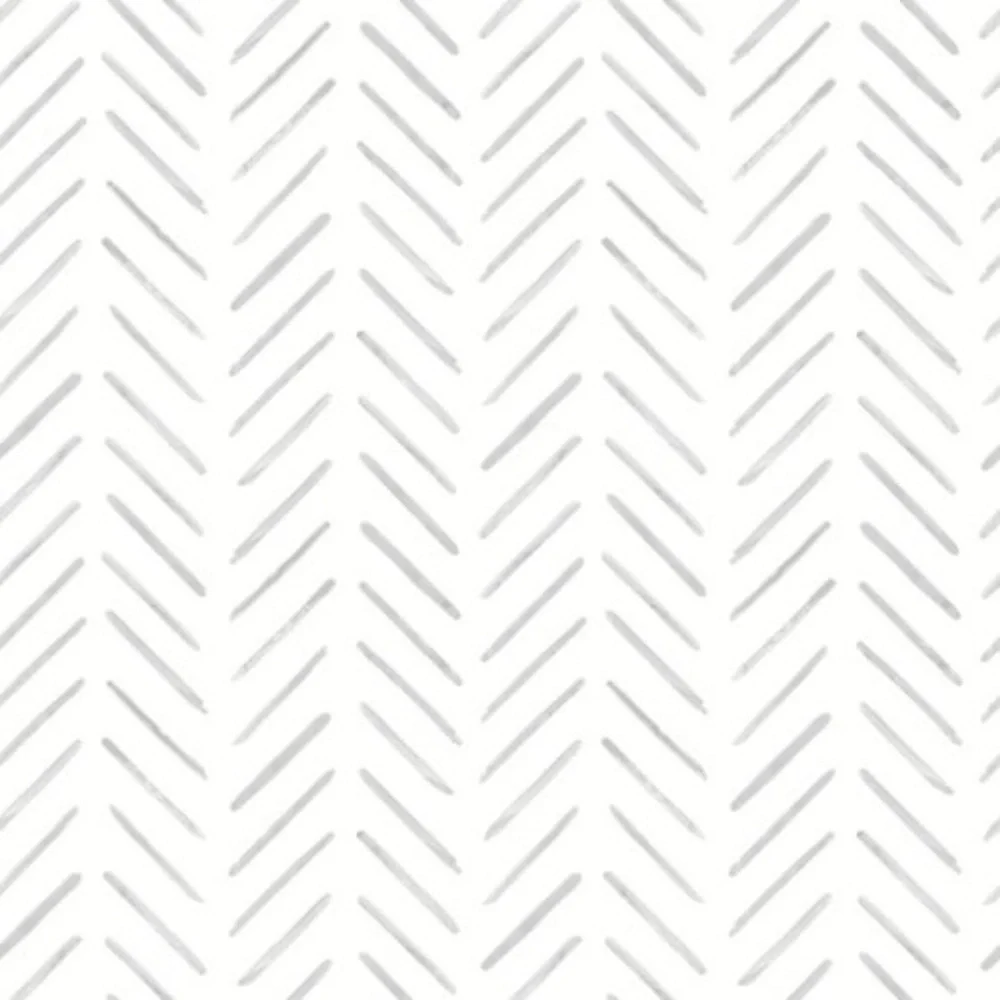 Magnolia home Painted Herringbone Gray York Wallpaper